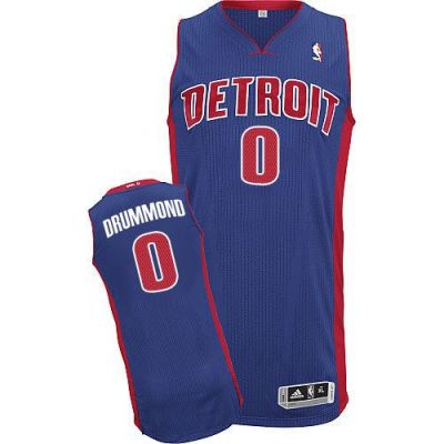 Detroit Pistons #0 Andre Drummond Blue Stitched NBA Jersey