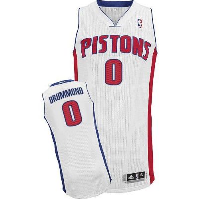 Detroit Pistons #0 Andre Drummond White Stitched NBA Jersey