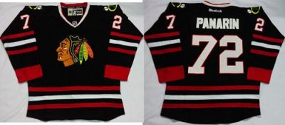 Chicago Blackhawks #72 Artemi Panarin Black Stitched NHL Jersey