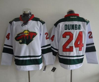 Minnesota Wild #24 Matt Dumba White Stitched NHL Jersey