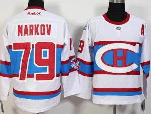 Montreal Canadiens #79 Andrei Markov White 2016 Stadium Series Stitched NHL Jerseys