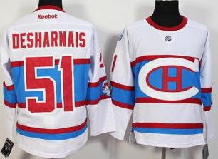 Montreal Canadiens #51 David Desharnais White 2016 Stadium Series Stitched NHL Jerseys