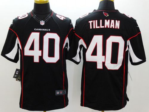 Nike Arizona Cardinals #40 Pat Tillman Black Alternate Men's Stitched NFL Limited Jersey