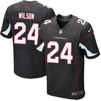Nike Arizona Cardinals #24 Adrian Wilson Black Alternate Men's Stitched NFL Elite Jersey