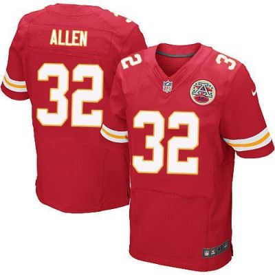 Nike Kansas City Chiefs #32 Marcus Allen Red Team Color Men's Stitched NFL Elite Jersey