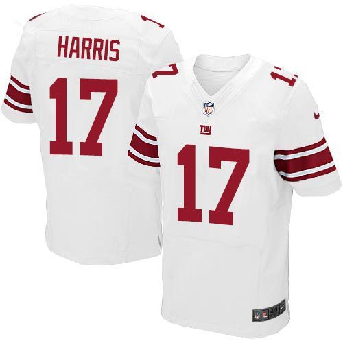 Nike New York Giants #17 Dwayne Harris White Men's Stitched NFL Elite Jersey
