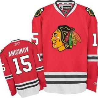 Chicago Blackhawks #15 Artem Anisimov Red Stitched NHL Jersey