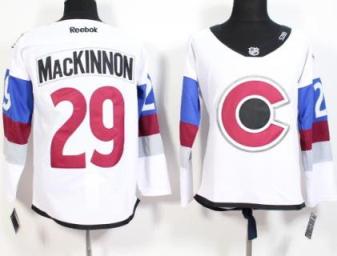 Colorado Avalanche #29 Nathan MacKinnon White 2016 Stadium Series Stitched NHL Jerseys