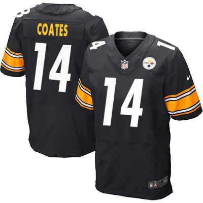 Pittsburgh Steelers #14 Sammie Coates Black Team Color Men's Stitched NFL Elite Jersey