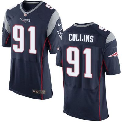 New England Patriots #91 Jamie Collins Navy Blue Team Color Men's Stitched NFL New Elite Jersey