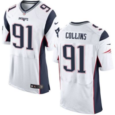 New England Patriots #91 Jamie Collins White Men's Stitched NFL New Elite Jersey