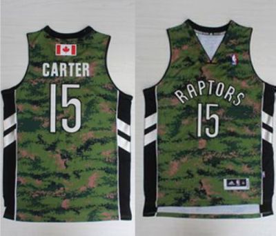 Toronto Raptors #15 Vince Carter Camo Pride Stitched NBA Jersey