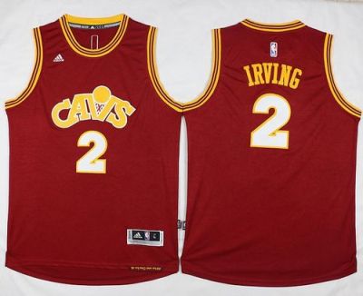 Cleveland Cavaliers #2 Kyrie Irving Red CAVS Stitched NBA Jersey