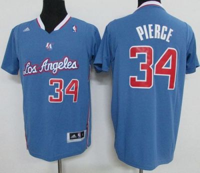 Los Angeles Clippers #34 Paul Pierce Light Blue Pride Swingman Stitched NBA Jersey