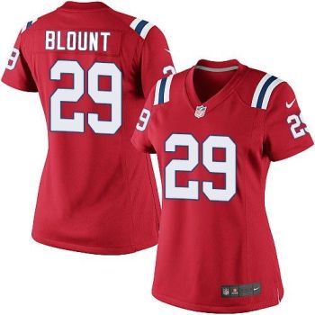 Women Nike Patriots #29 LeGarrette Blount Red Alternate Stitched NFL Elite Jersey