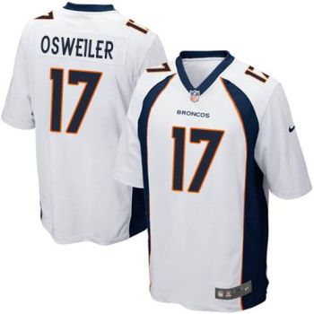 Youth Nike Broncos #17 Brock Osweiler White Stitched NFL New Elite Jersey