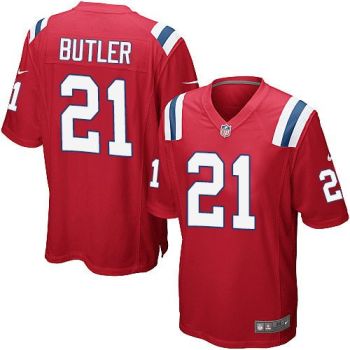 Youth Nike Patriots #21 Malcolm Butler Red Alternate Stitched NFL Elite Jersey