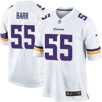Youth Nike Vikings #55 Anthony Barr White Stitched NFL Elite Jersey