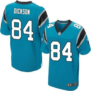 Nike Carolina Panthers #84 Ed Dickson Blue Alternate Men's Stitched NFL Elite Jersey