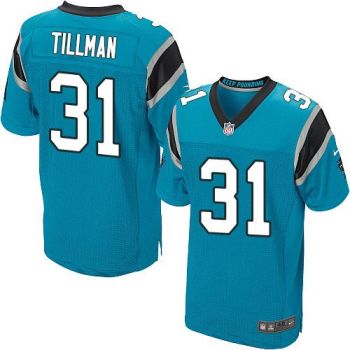 Nike Carolina Panthers #31 Charles Tillman Blue Alternate Men's Stitched NFL Elite Jersey