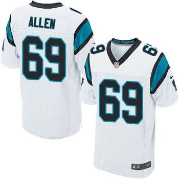 Nike Carolina Panthers #69 Jared Allen White Men's Stitched NFL Elite Jersey