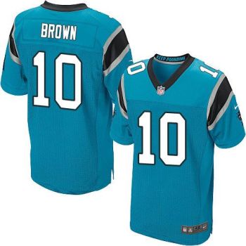 Nike Carolina Panthers #10 Corey Brown Blue Alternate Men's Stitched NFL Elite Jersey