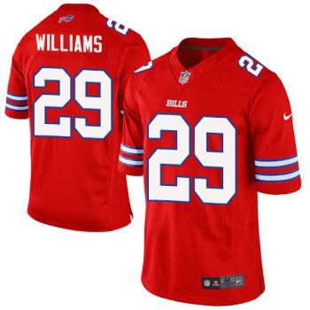 Nike Buffalo Bills #29 Karlos Williams Red Men's Stitched NFL Elite Rush Jersey