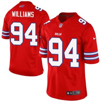Nike Buffalo Bills #94 Mario Williams Red Men's Stitched NFL Elite Rush Jersey
