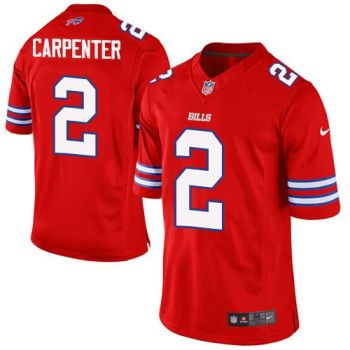 Nike Buffalo Bills #2 Dan Carpenter Red Men's Stitched NFL Elite Rush Jersey