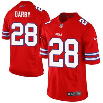 Nike Buffalo Bills #28 Ronald Darby Red Men's Stitched NFL Elite Rush Jersey