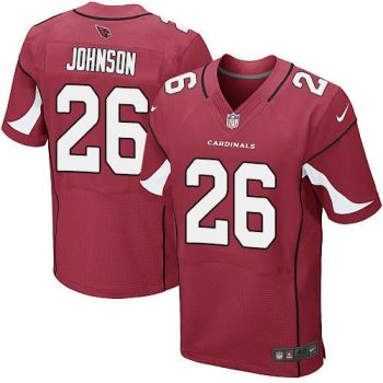 Nike Arizona Cardinals #26 Rashad Johnson Red Team Color Men's Stitched NFL Elite Jersey