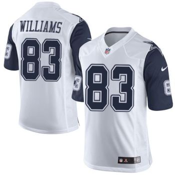 Nike Dallas Cowboys #83 Terrance Williams White Men's Stitched NFL Rush Jersey