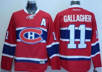 Montreal Canadiens #11 Brendan Gallagher Red Home Stitched NHL Jersey