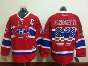 Montreal Canadiens #67 Max Pacioretty Red USA Flag Fashion Stitched NHL Jersey
