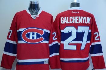 Montreal Canadiens #27 Alex Galchenyuk Red New CH Stitched NHL Jersey