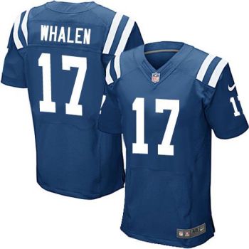 Nike Indianapolis Colts #17 Griff Whalen Royal Blue Team Color Men's Stitched NFL Elite Jersey