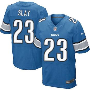 Nike Detroit Lions #23 Darius Slay Blue Team Color Men's Stitched NFL Elite Jersey