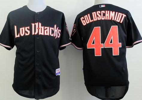 Arizona Diamondbacks #44 Paul Goldschmidt Black Cool Base Stitched Baseball Jersey