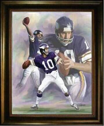 Minnesota Vikings #10 Fran Tarkenton NFL Paints