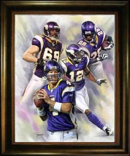 Minnesota Vikings Team NFL Paints-002