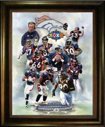 Denver Broncos Team NFL Paints