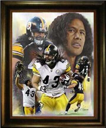 Pittsburgh Steelers #43 Troy Polamalu NFL Paints