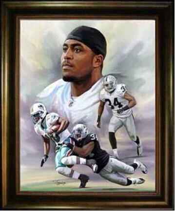 Oakland Raiders #34 Bo Jackson NFL Paints