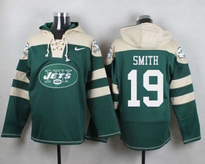 Nike New York Jets #19 Devin Smith Green Player Pullover NFL Hoodie
