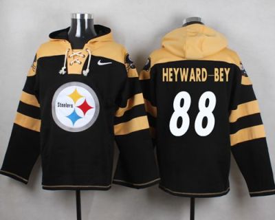 Nike Pittsburgh Steelers #88 Darrius Heyward-Bey Black Player Pullover NFL Hoodie