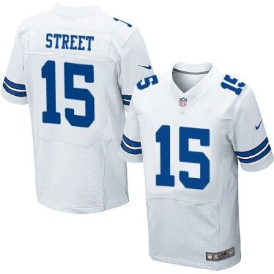 Nike Dallas Cowboys #15 Devin Street White Men's Stitched NFL Elite Jersey