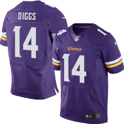 Nike Minnesota Vikings #14 Stefon Diggs Purple Team Color Men's Stitched NFL Elite Jersey