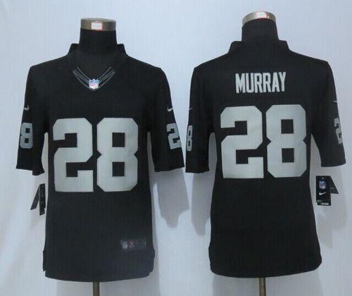 Nike Okaland Raiders #28 Latavius Murray Black Team Color Men's Stitched NFL Limited Jersey