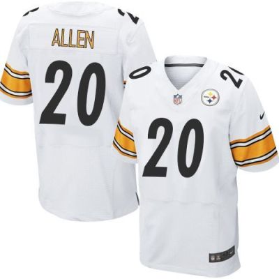 Nike Pittsburgh Steelers #20 Will Allen White Men's Stitched NFL Elite Jersey