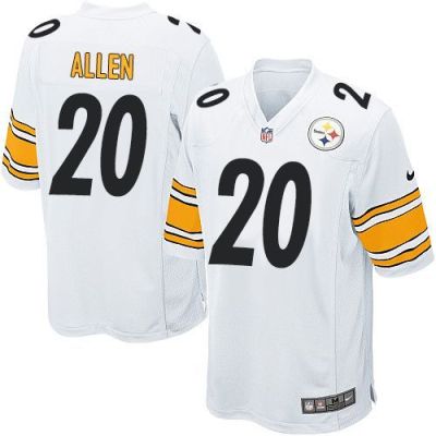 Youth Nike Steelers #20 Will Allen White Stitched NFL Elite Jersey
